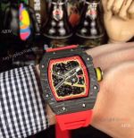 Swiss Copy Richard Mille RM67-02 Automatic Watch NTPT Carbon Skeletal Dial 48mm
